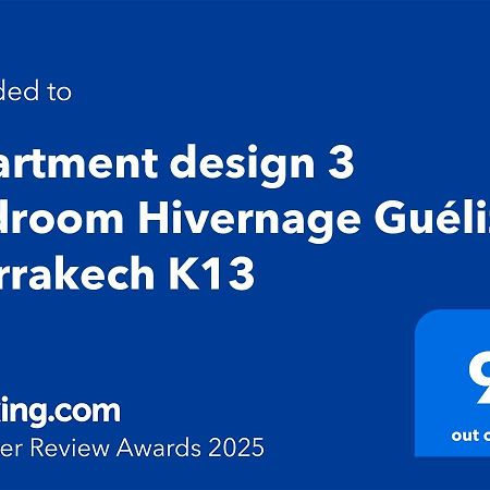 Apartment Design 3 Bedroom Hivernage Gueliz Marrakech K13 마라케시 외부 사진