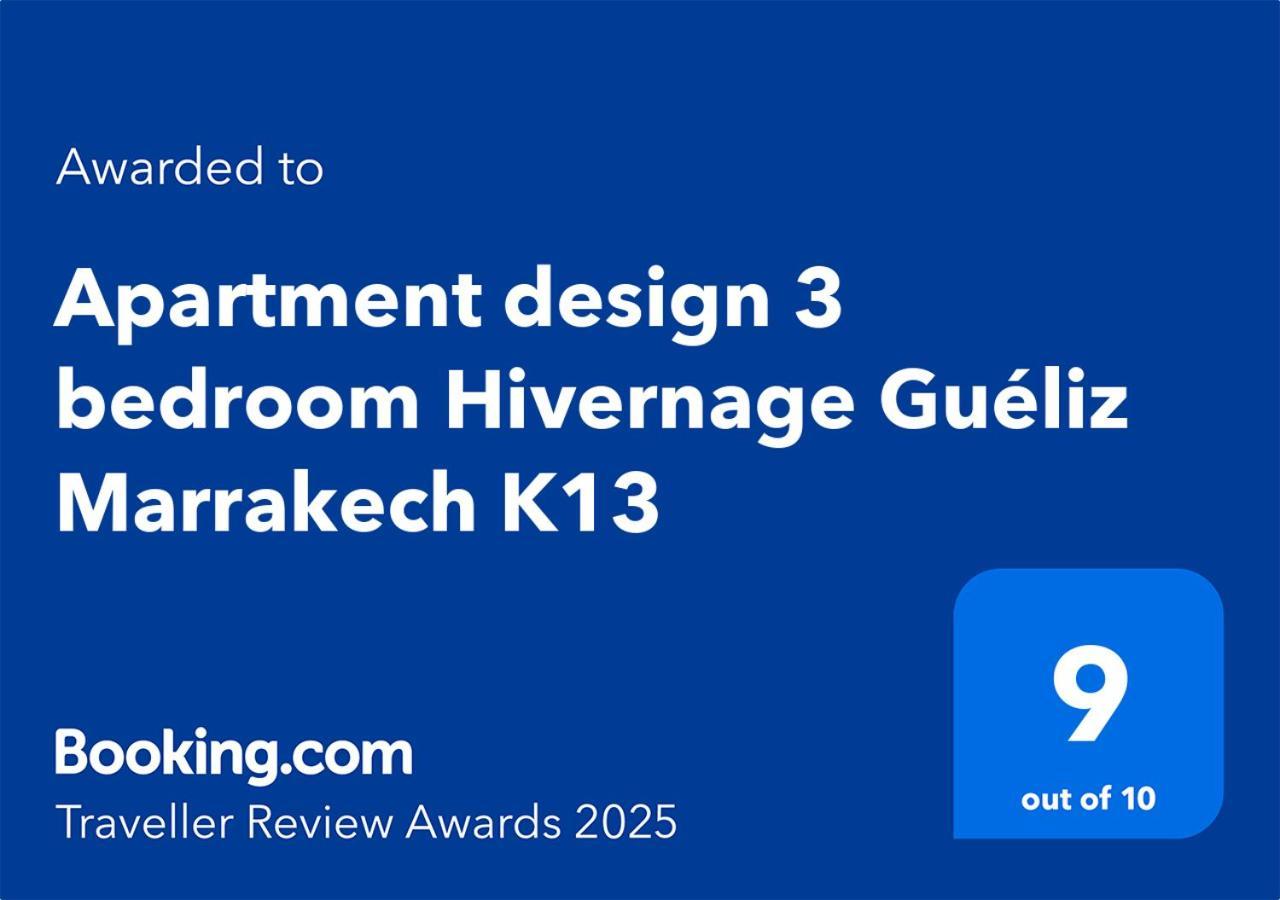 Apartment Design 3 Bedroom Hivernage Gueliz Marrakech K13 마라케시 외부 사진